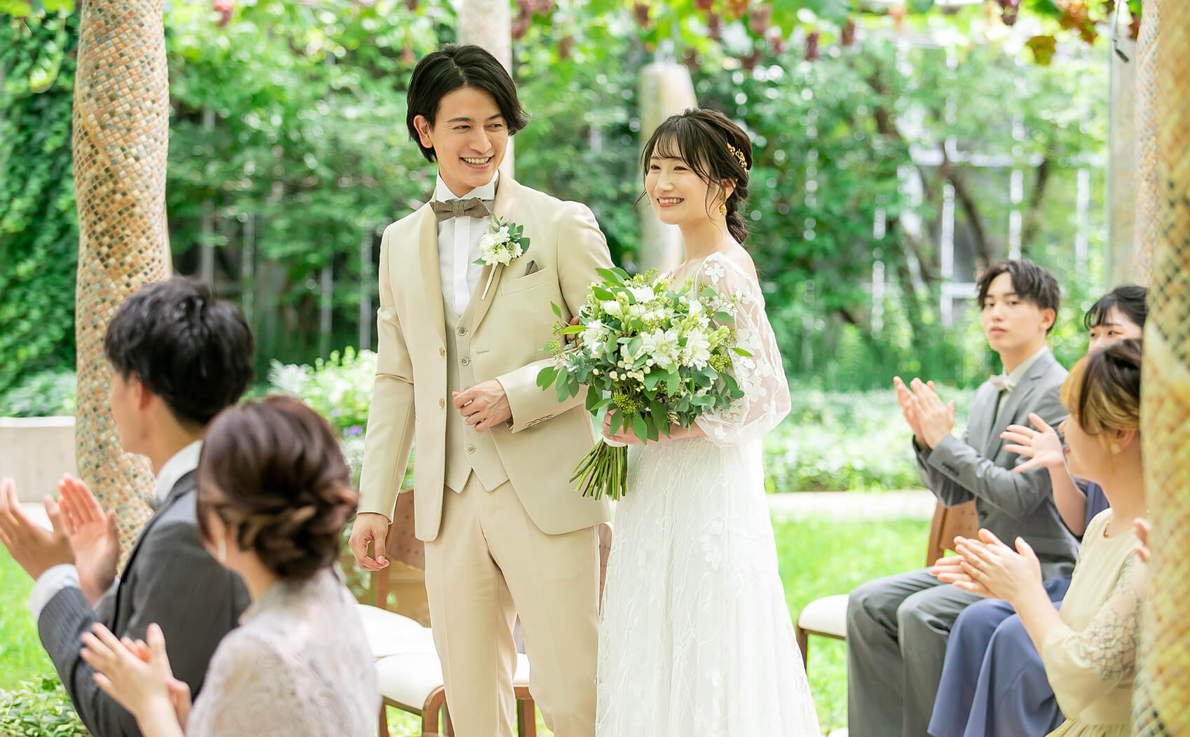 挙式中の写真